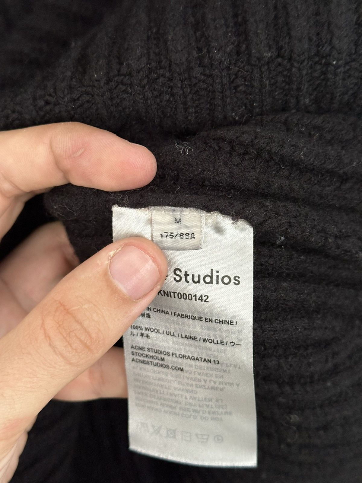 Acne Studios Acne Studios Rib Knit Wool Sweater Pullover Size M / US 6-8 / IT 42-44 - 10 Thumbnail