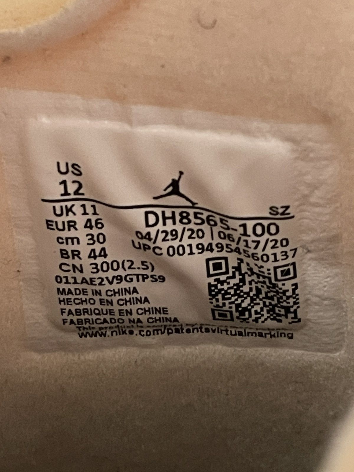 Jordan Brand × Off-White Jordan 5 Retro Off-White Sail Size US 12 / EU 45 - 6 Thumbnail