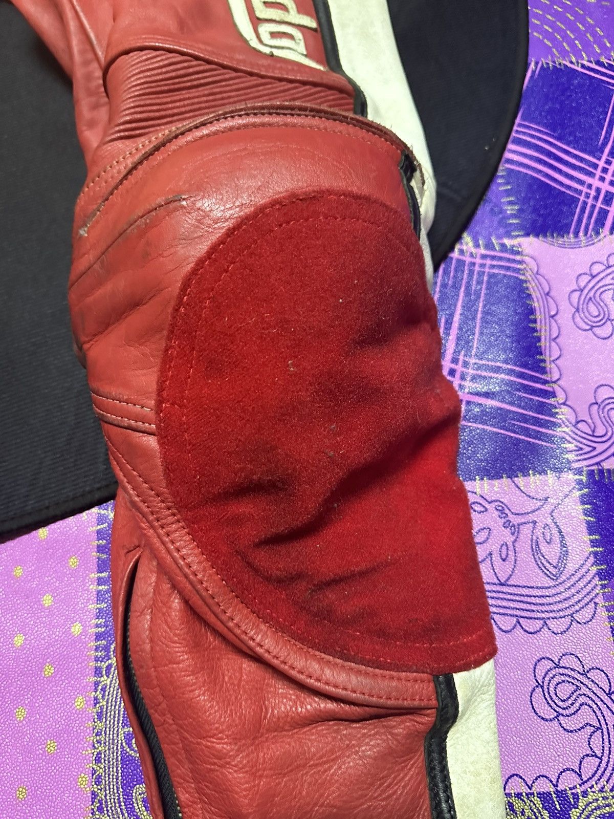 Leather Vtg Nankai motorcycle racing top rider leather pants Size US 30 / EU 46 - 10 Thumbnail