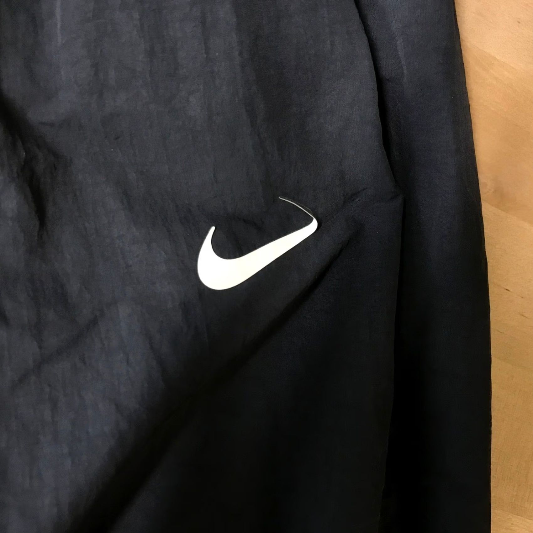 Nike Nike Black Nylon Track Pants Joggers Women S Slim Athletic Pockets Drawstring Tapered 100% Polyester Size 28" / US 6 / IT 42 - 7 Thumbnail