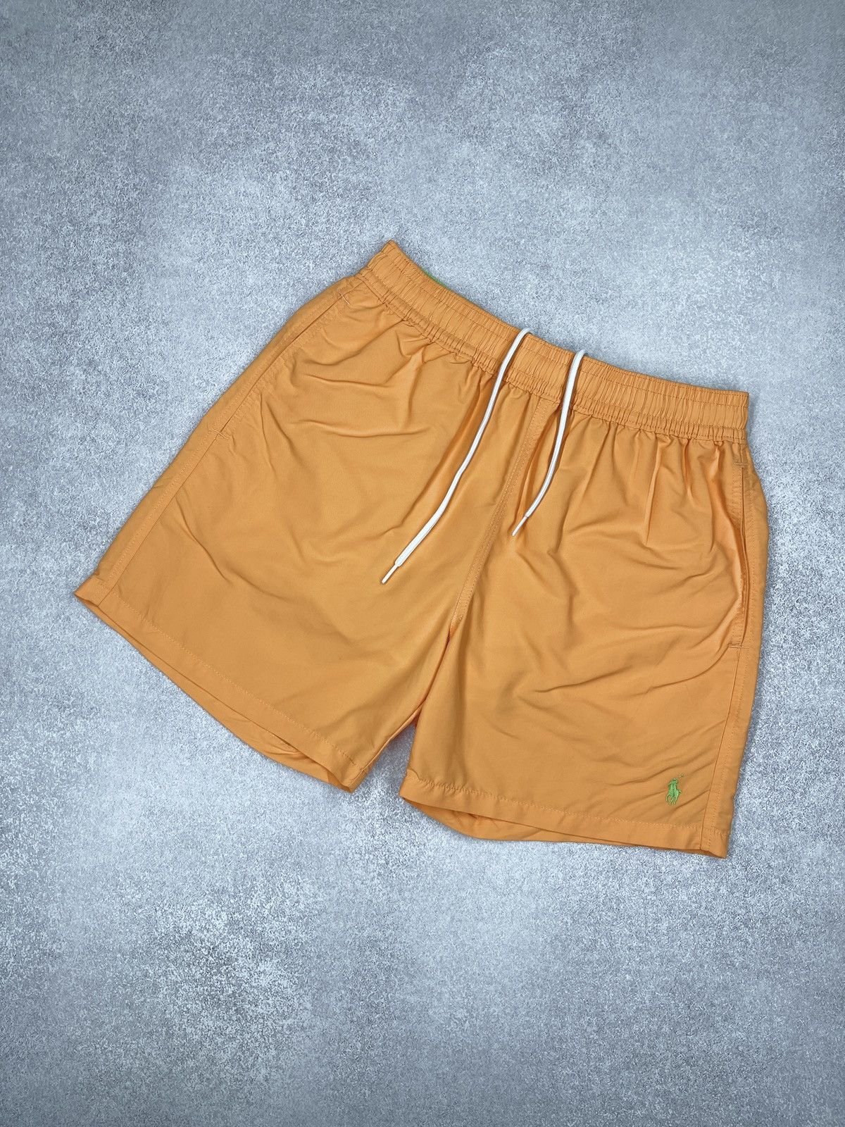 Polo Ralph Lauren Mens Polo Ralph Lauren Nylon Shorts Orange Y2K Size US 32 / EU 48 - 1 Thumbnail