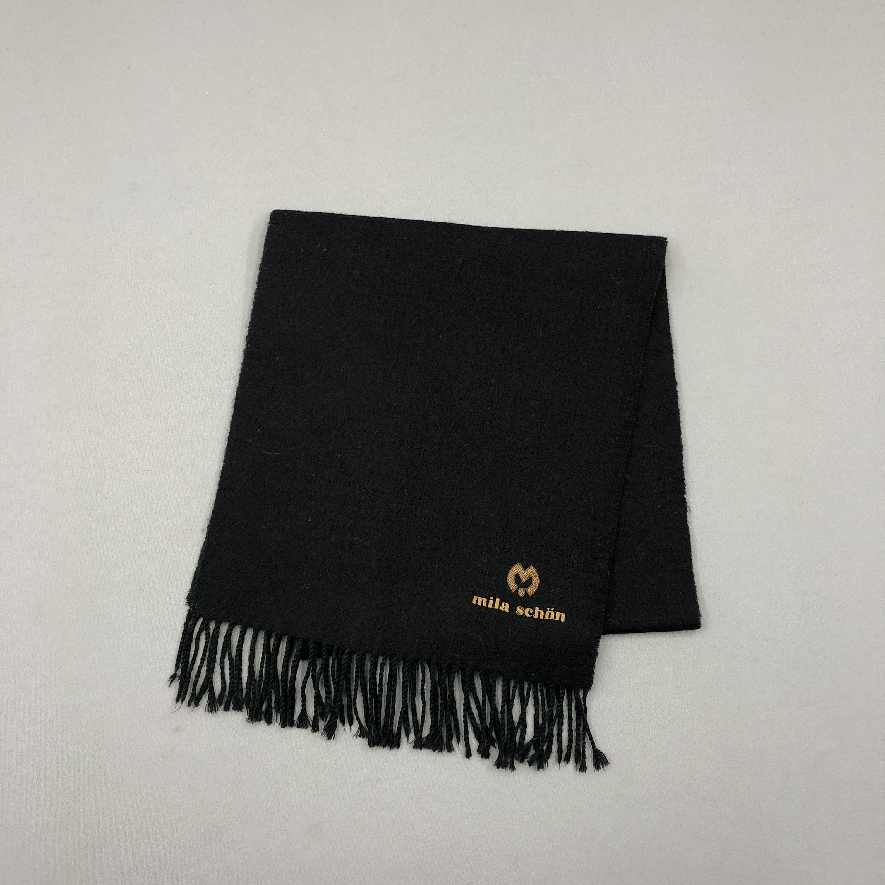 Mila Schon Vintage 5351 Homme Scarf Muffler Wool Winter Scarves Size ONE SIZE - 3 Thumbnail