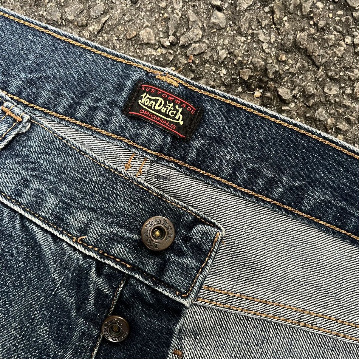 Von Dutch USA Made Vintage Von Dutch Patchwork Jeans Y2K 90s Baggy Size US 34 / EU 50 - 8 Thumbnail