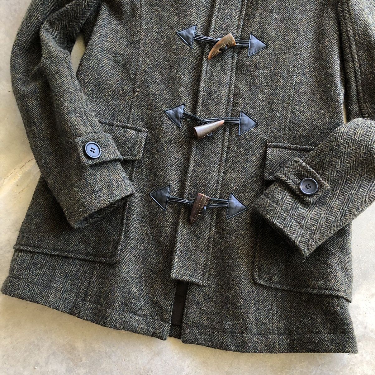 Autumn Cashmere × Japanese Brand CAMIERA Hooded Duffle Wool Coat Size US M / EU 48-50 / 2 - 6 Thumbnail