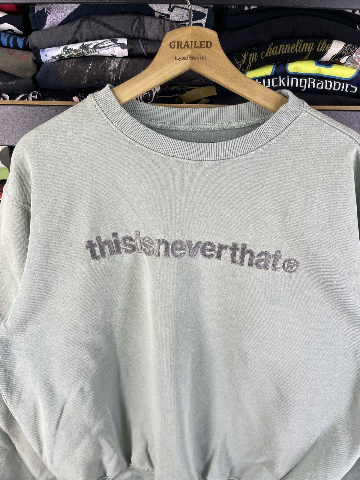 thisisneverthat Vintage thisisneverthat Embroidered Sweatshirt Size US S / EU 44-46 / 1 - 14 Thumbnail