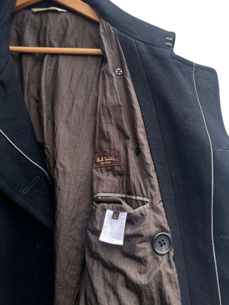 Paul Smith Paul Smith Double Breasted Wool Coat Size US L / EU 52-54 / 3 - 12 Thumbnail