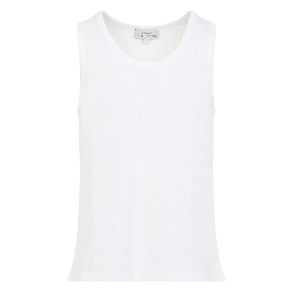 Studio Nicholson Studio Nicholson WHITE T-Shirts & Vests - Vests & Tanks Size US L / EU 52-54 / 3 - 1 Thumbnail