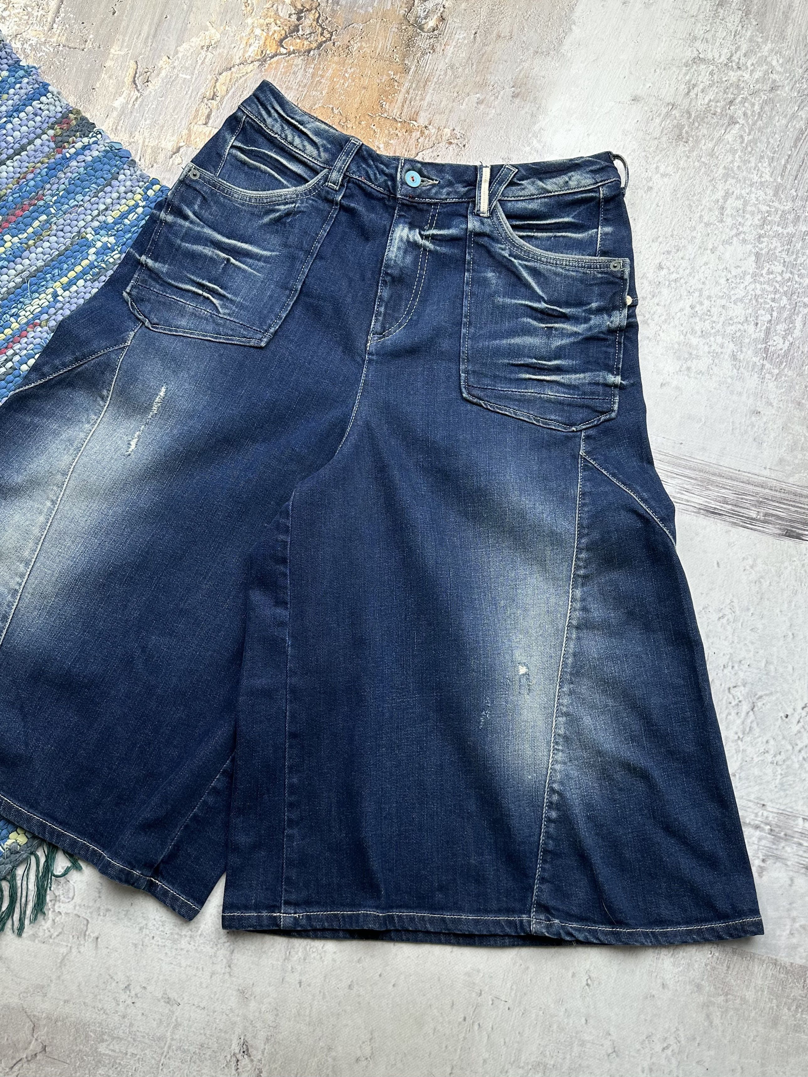 Japanese Brand Vintage Super Parachute Long Shorts A674D15(164) Size US 30 / EU 46 - 3 Thumbnail