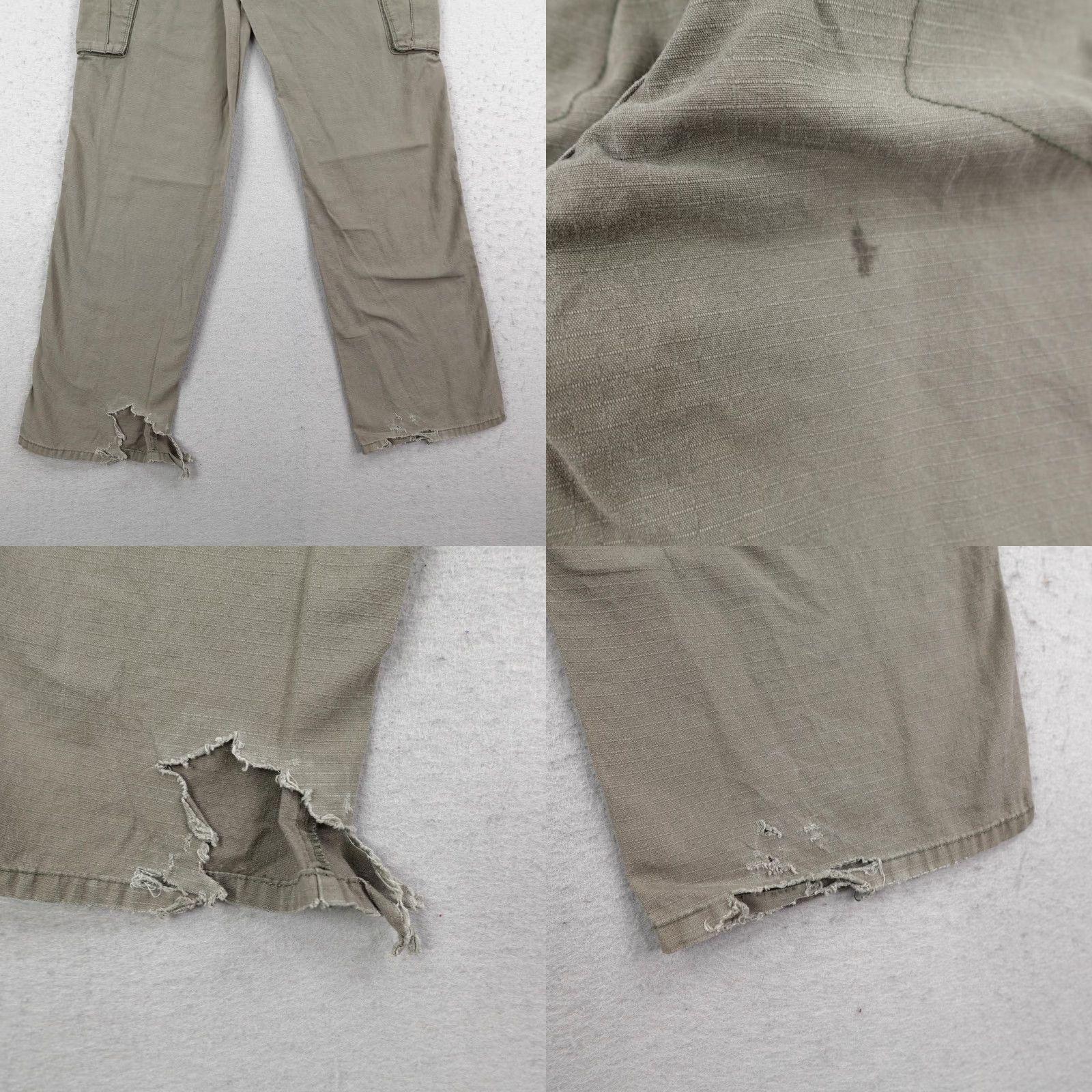 Oakley OAKLEY Cargo Pants Men's 30x32 Green Ripstop Utility Distressed Relaxed Fit Tactical Size US 30 / EU 46 - 8 Thumbnail