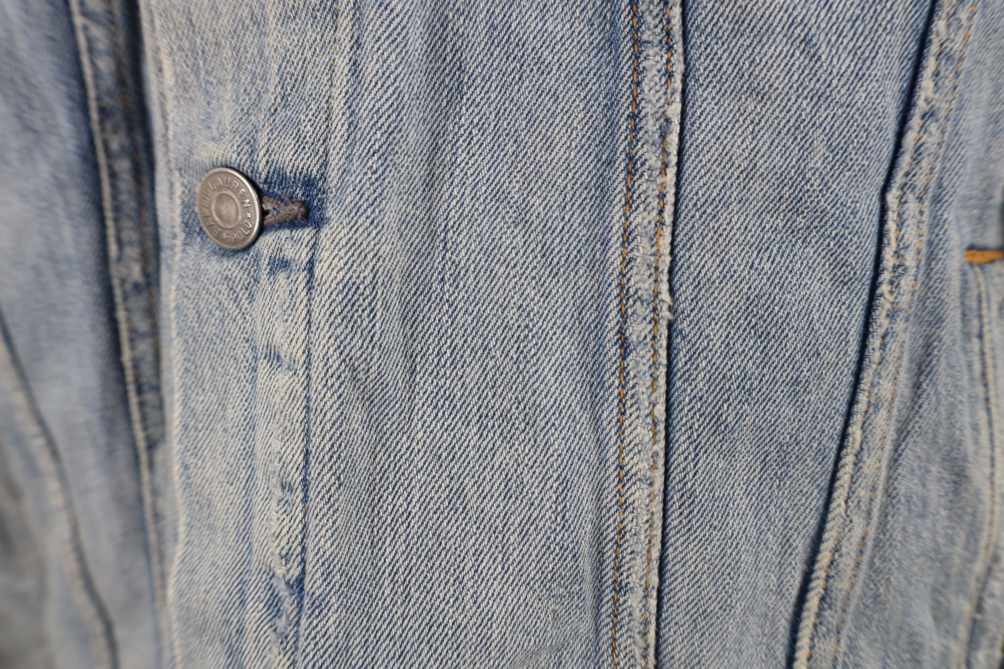 Ralph Lauren Vintage Ralph Lauren Spell Out Denim Jean Trucker Jacket Size US L / EU 52-54 / 3 - 5 Thumbnail