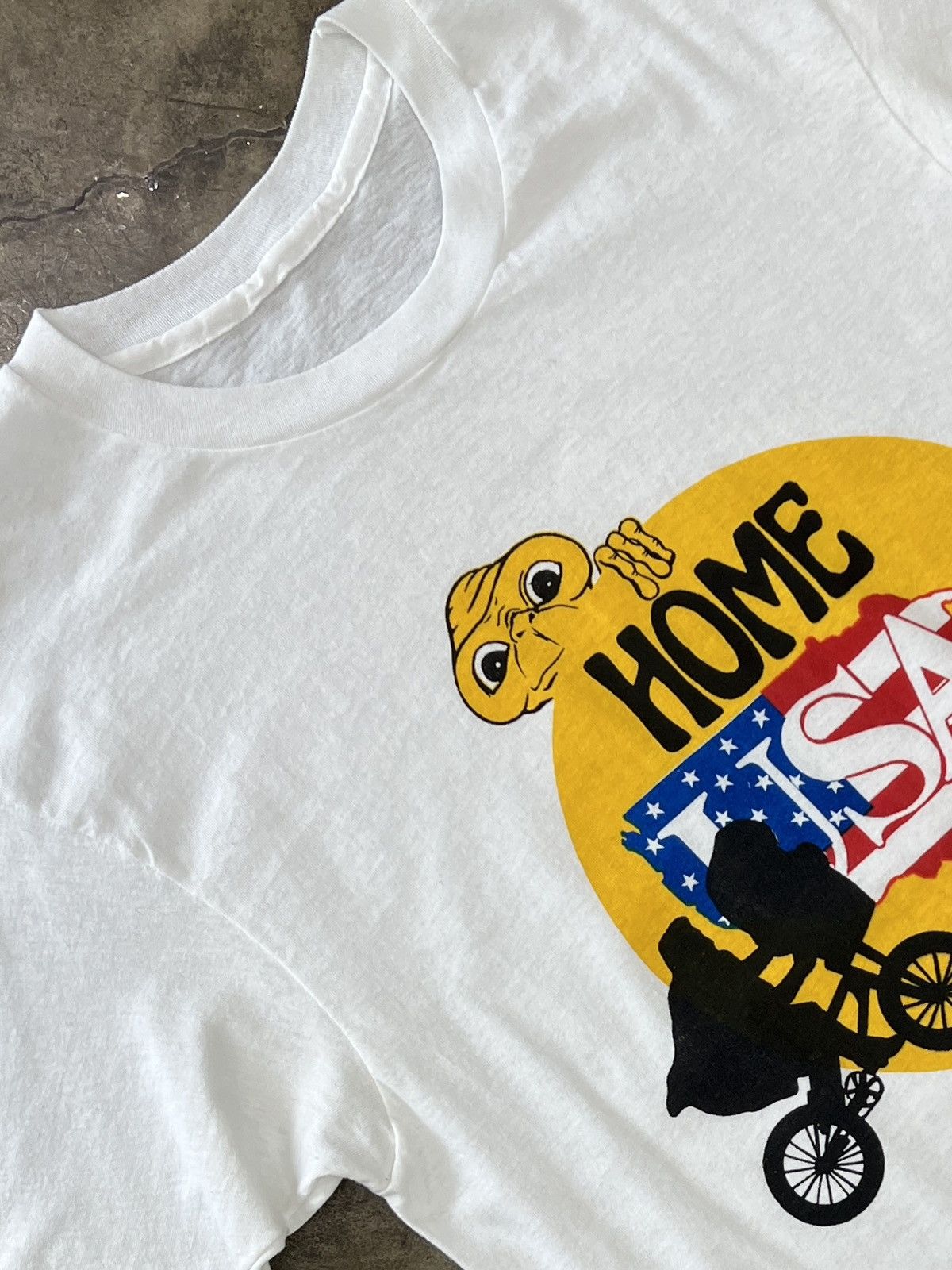 Vintage ET Come Home Desert Storm Military USA Tee Medium