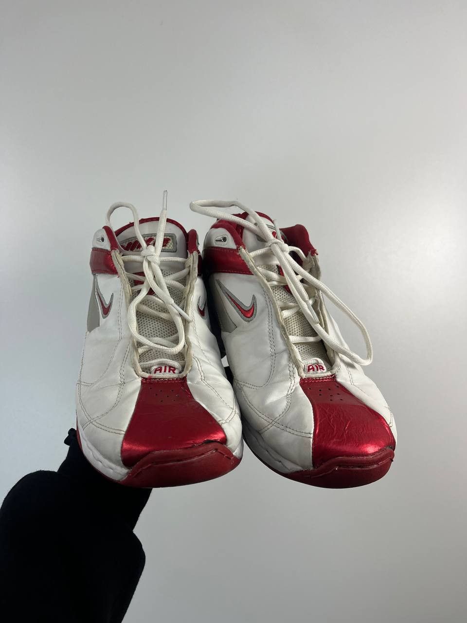 Nike Nike Air Zoom GP II 2003 White Red Basketball Shoes Size 46 Size US 12 / EU 45 - 6 Thumbnail