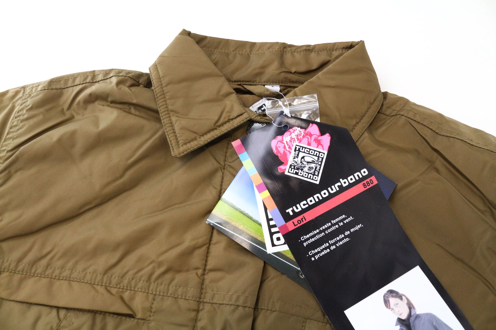 Other LORI S Mid Brown Windproof Motorcycle Jacket 75725 Size S / US 4 / IT 40 - 3 Thumbnail