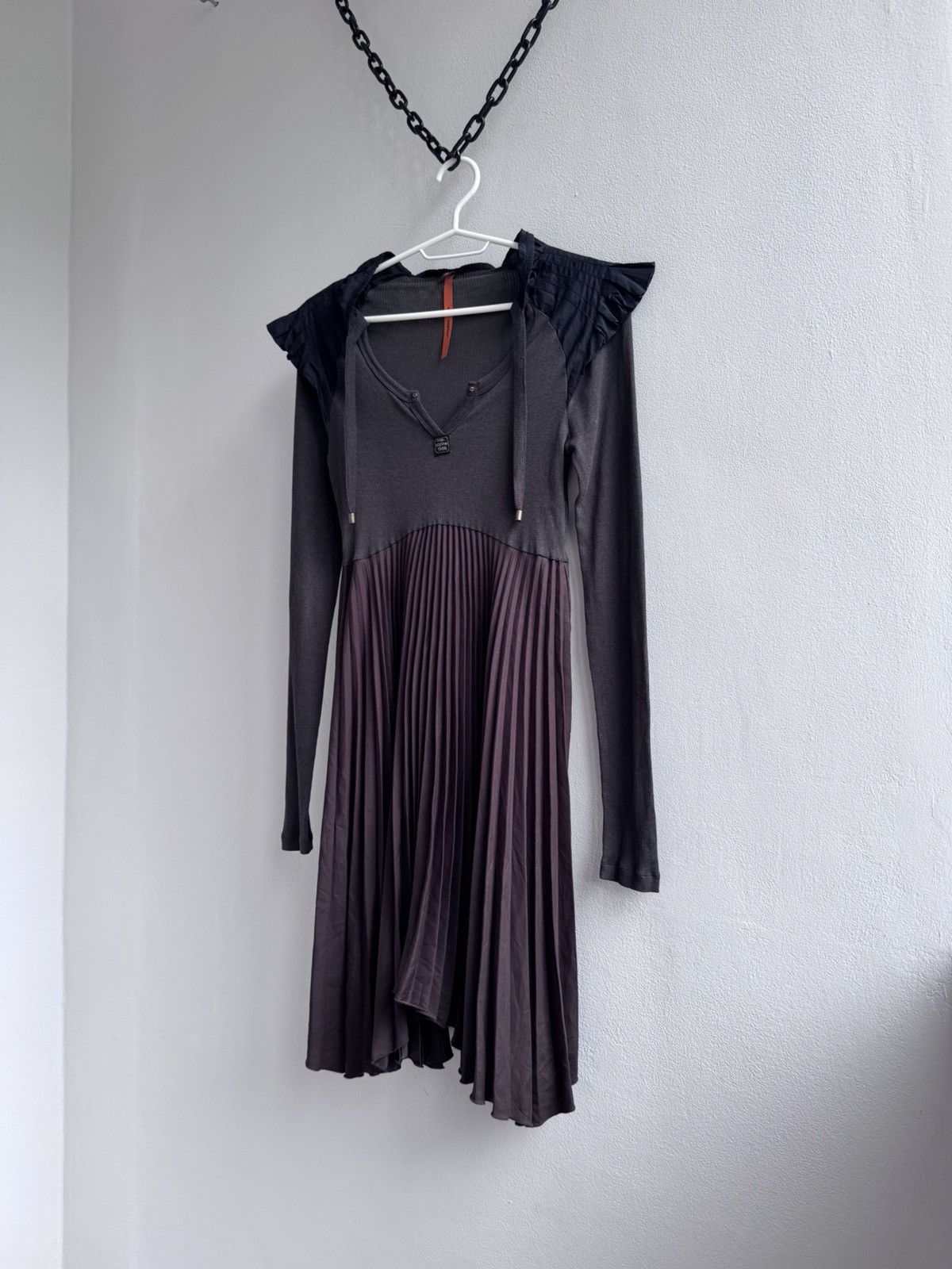 Cop Copine Vintage 00s Cop Copine Avant Garde Dress Y2K Size S RARE 90s Size S / US 4 / IT 40 - 2 Thumbnail