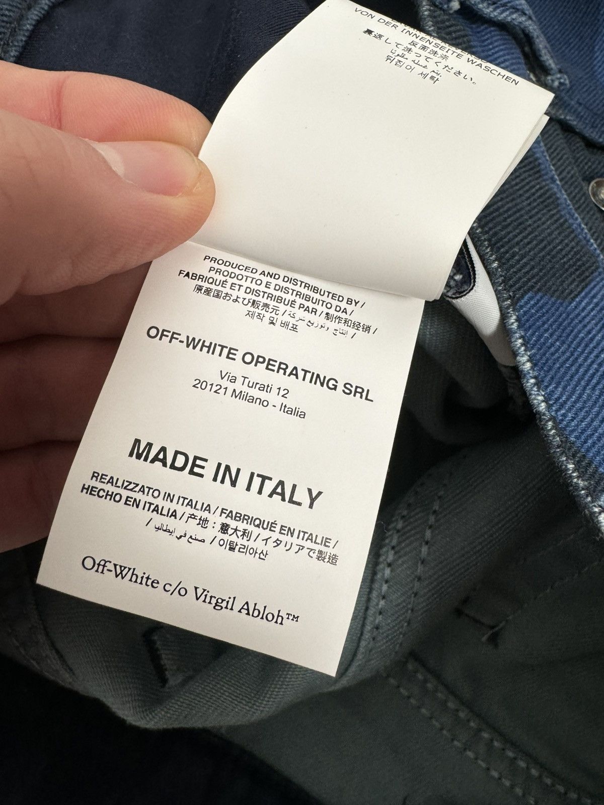 Off-White Off-White Camo Marina Jeans Size US 29 - 19 Thumbnail
