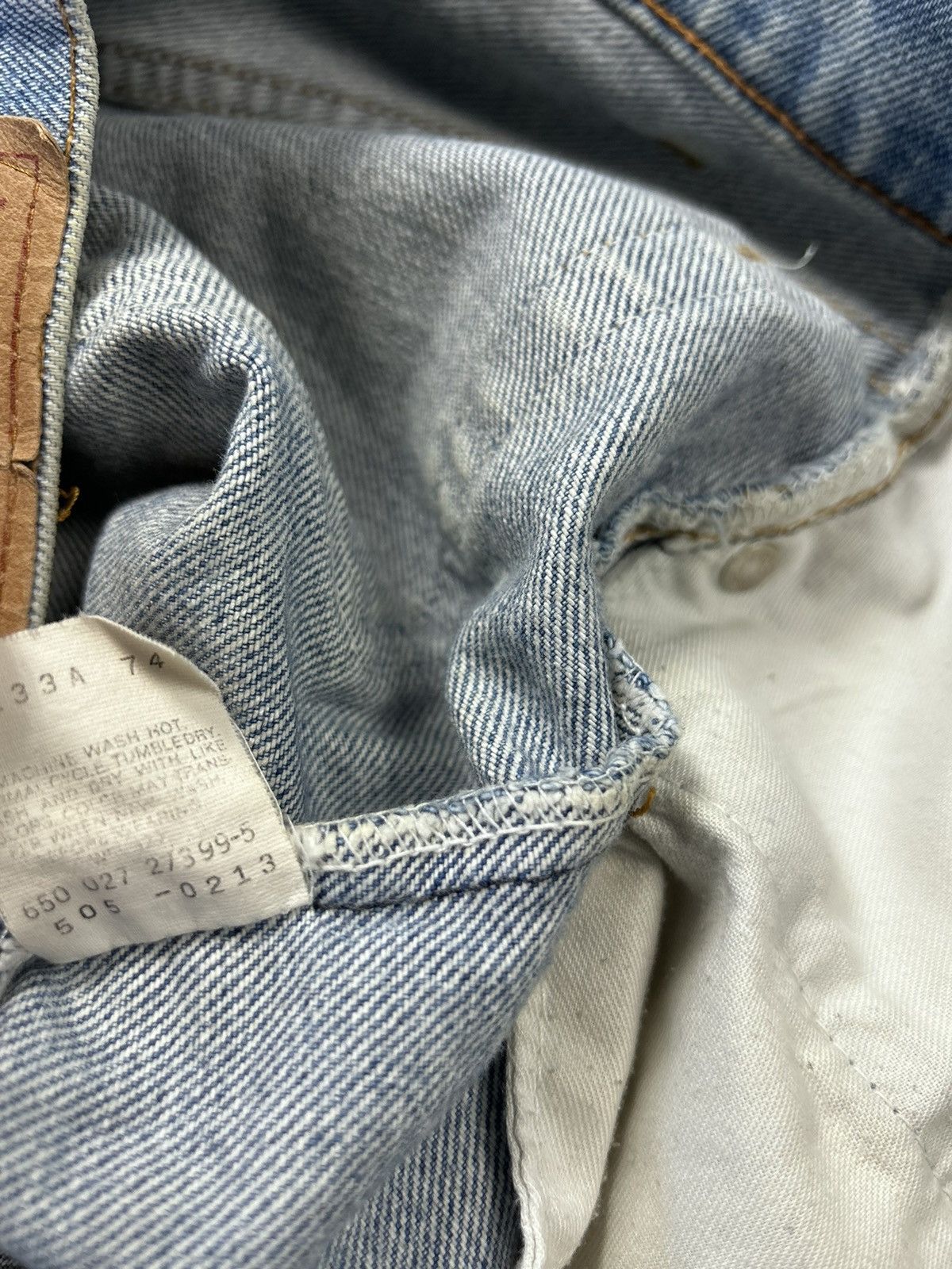 Levi's Levi’s vintage denim shorts baby blue jorts 505 made in USA Size US 34 / EU 50 - 7 Thumbnail