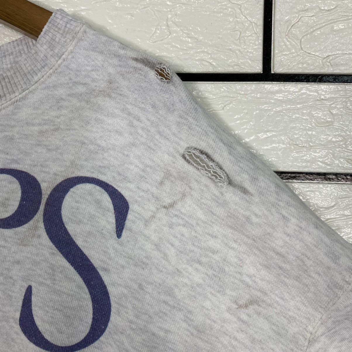 Ralph Lauren 🔥VINTAGE DISTRESSED SWEATSHIRT CHAPS RALPH LAUREN JEEP Size US L / EU 52-54 / 3 - 13 Thumbnail