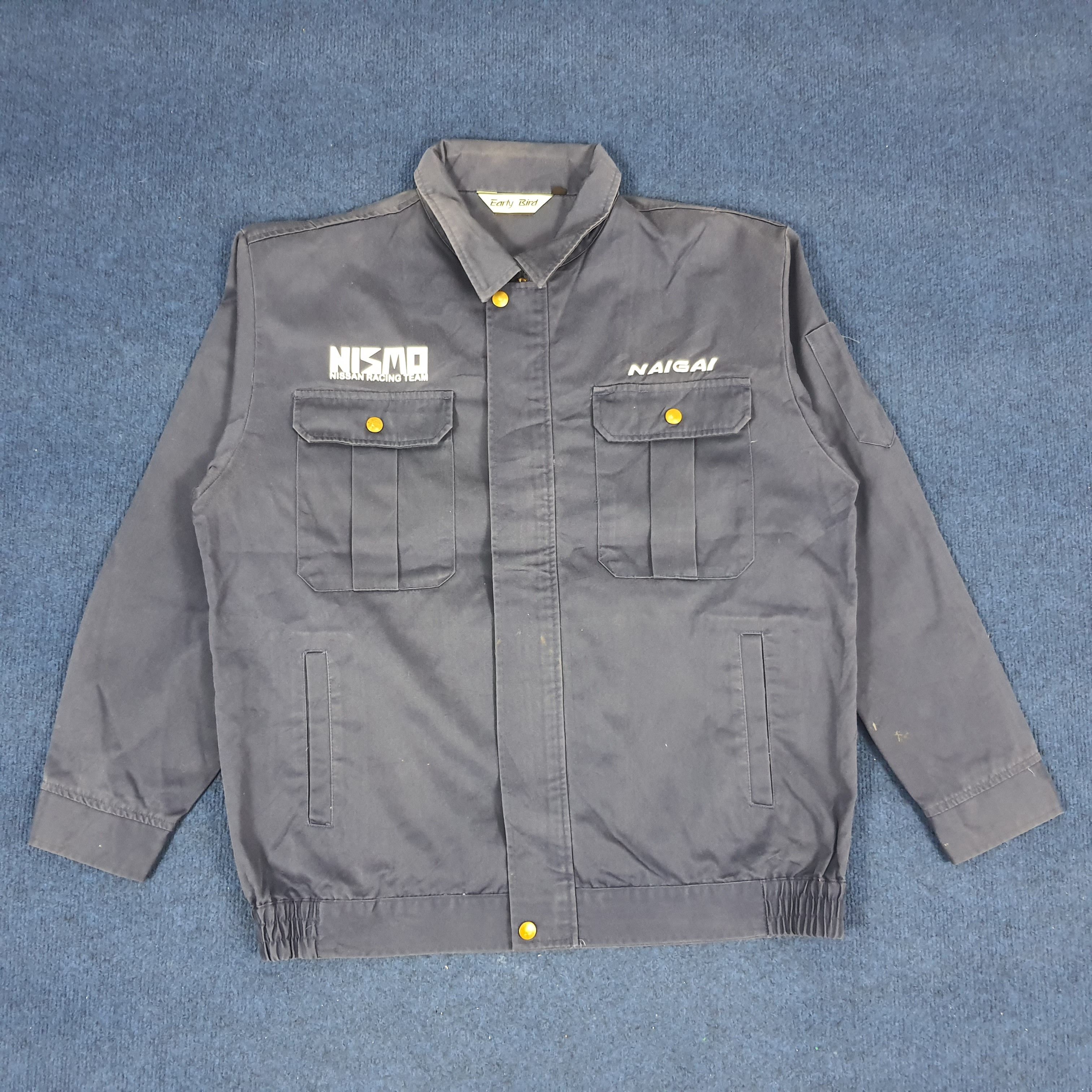 Japanese Brand × Vintage Vintage NISMO Nissan Racing Team Custom Work Jacket Size US L / EU 52-54 / 3 - 3 Thumbnail