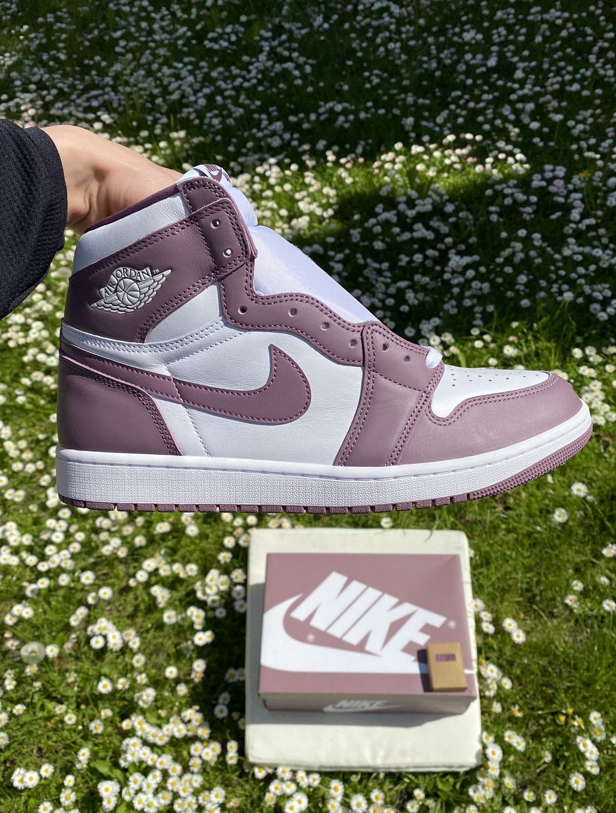 Jordan Brand Nike Air Jordan 1 Retro High OG Mauve DS 12 US Size US 12 / EU 45 - 2 Thumbnail
