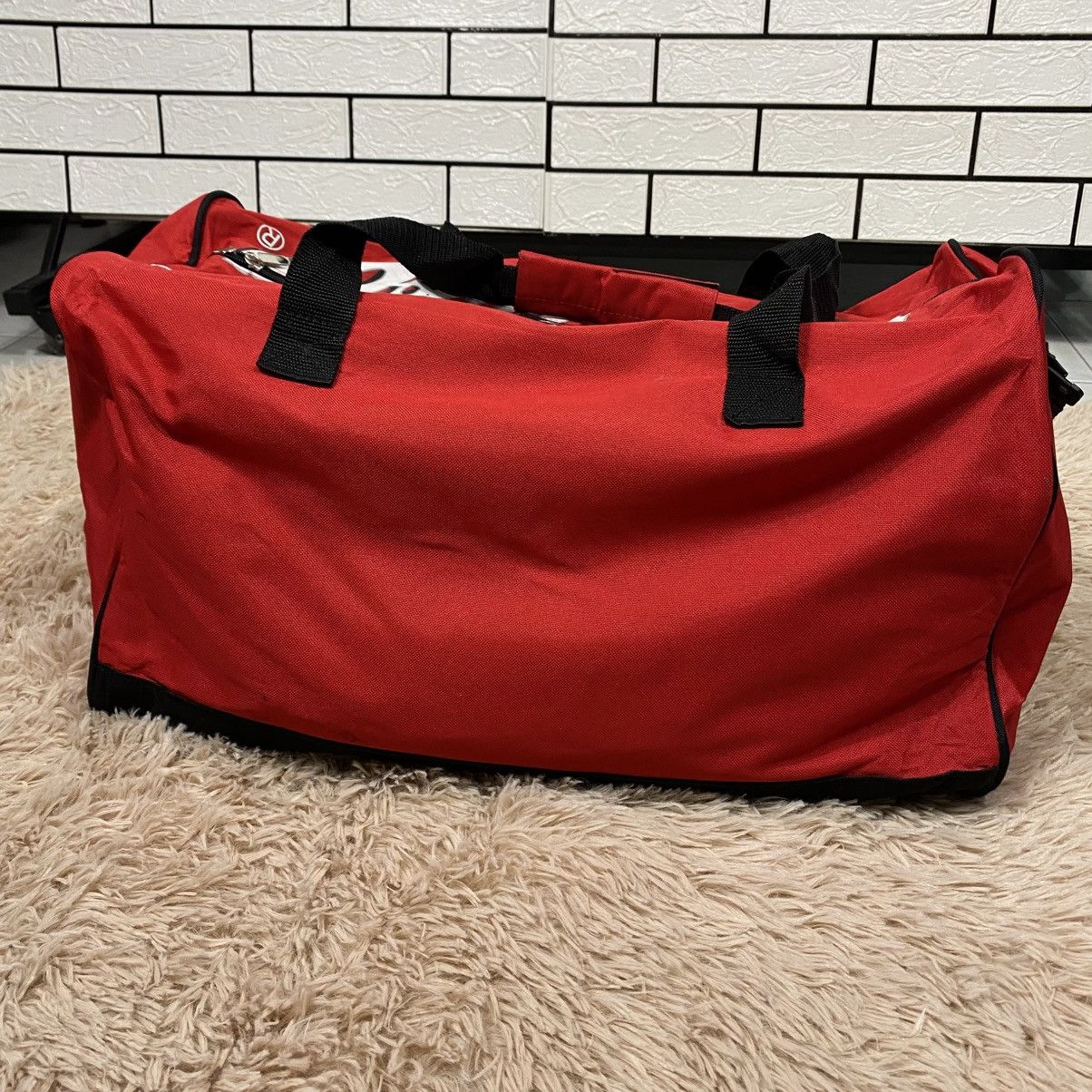 Japanese Brand 📌Vintage Medium Shoulder Bag Travel Coca Cola Big Logo Size ONE SIZE - 7 Thumbnail