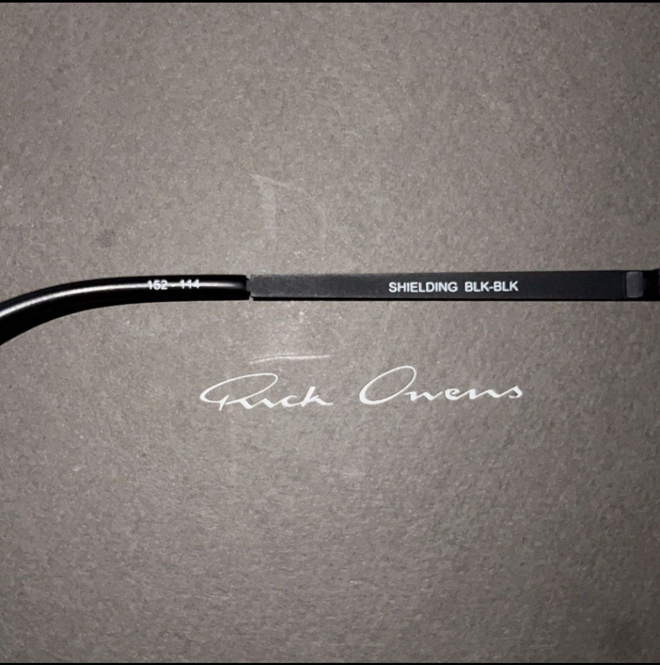 Rick Owens Rick Owens shielding sunglasses - black Size ONE SIZE - 5 Thumbnail