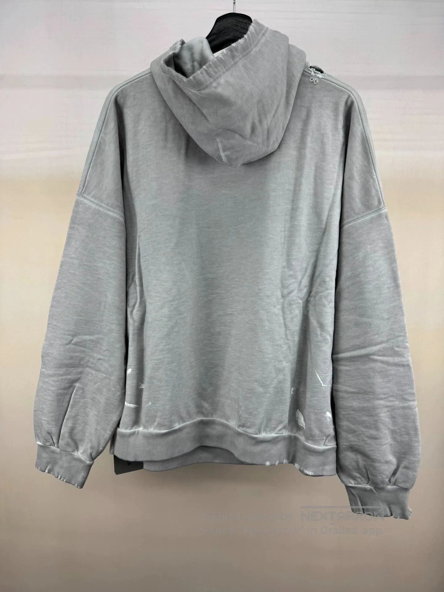 Balenciaga Balenciaga Gray Paint Splatter Hoodie. Size US XS / EU 42 / 0 - 2 Thumbnail