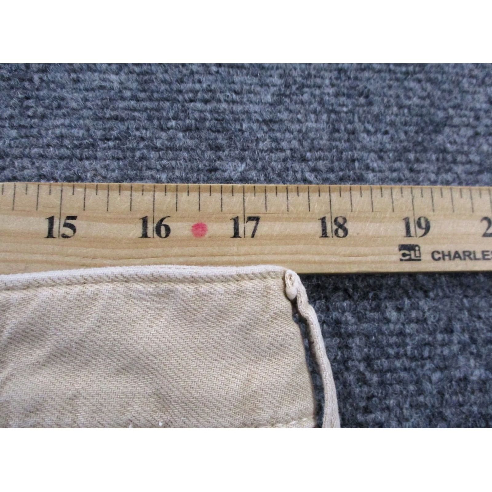 Rag & Bone rag & bone Jeans Womens 34 Beige Denim Logan Mid Rise Wide-Leg Casual Regular Jeans Girls Size 24" / US 00 / IT 34 - 6 Thumbnail