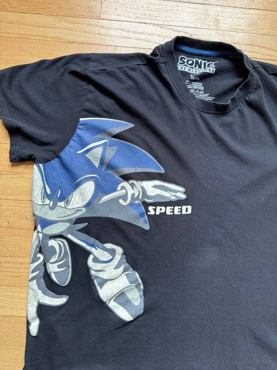 Playstation × Sonic Lab × Vintage Vintage SEGA Sonic Vintage 90s Printed Graphics White Tee Size US XL / EU 56 / 4 - 2 Thumbnail