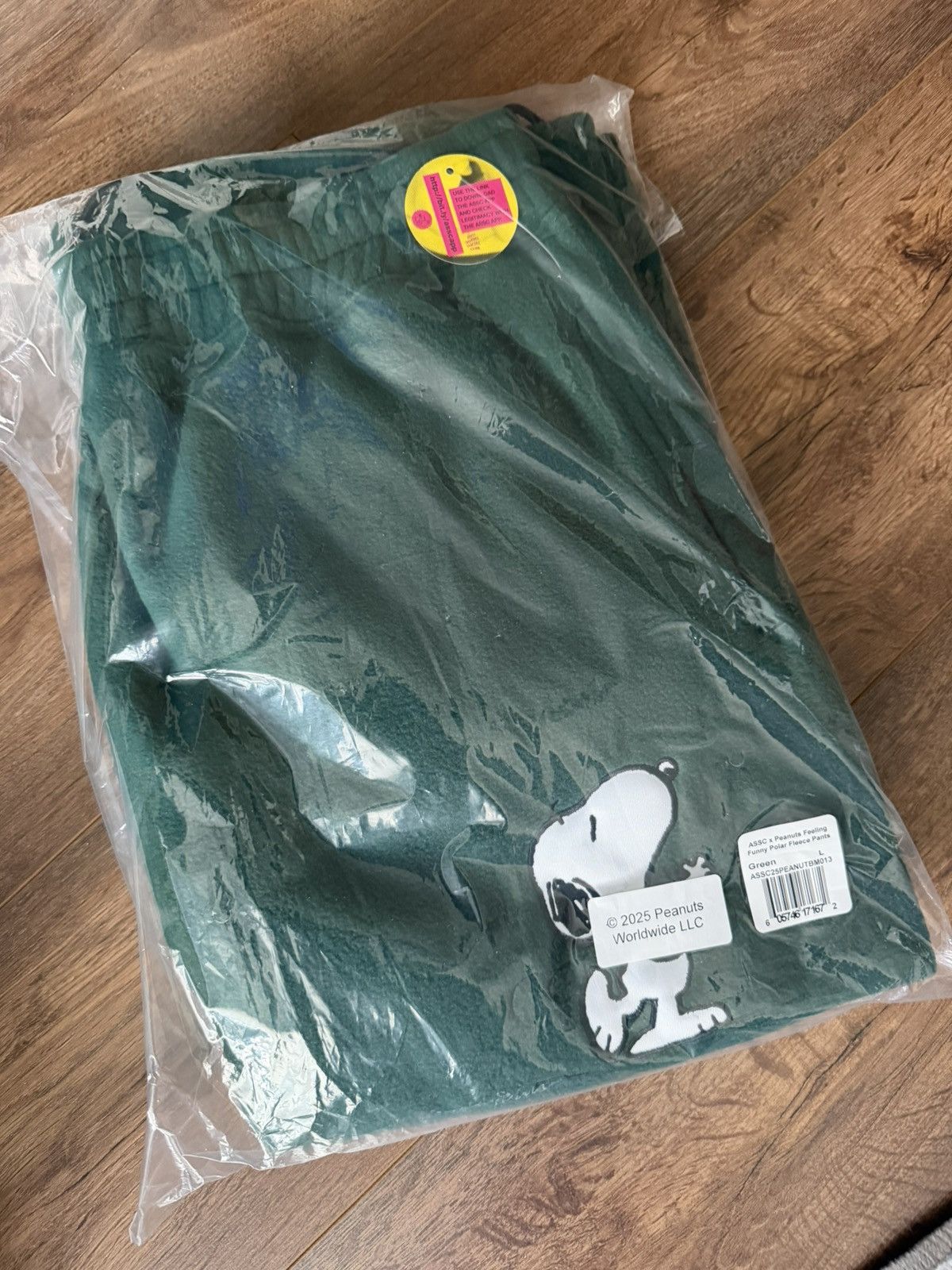 Anti Social Social Club ASSC x Peanuts Snoopy Fleece Sweatpants (Large) Size US 32 / EU 48 - 3 Thumbnail