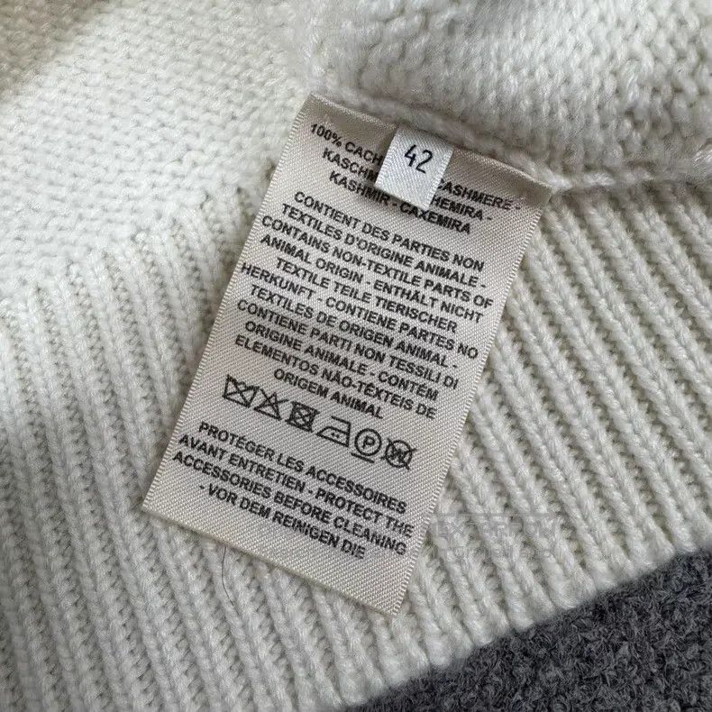 Hermes Hermes Cashmere Open Cardigan, Beige Size M / US 6-8 / IT 42-44 - 6 Thumbnail