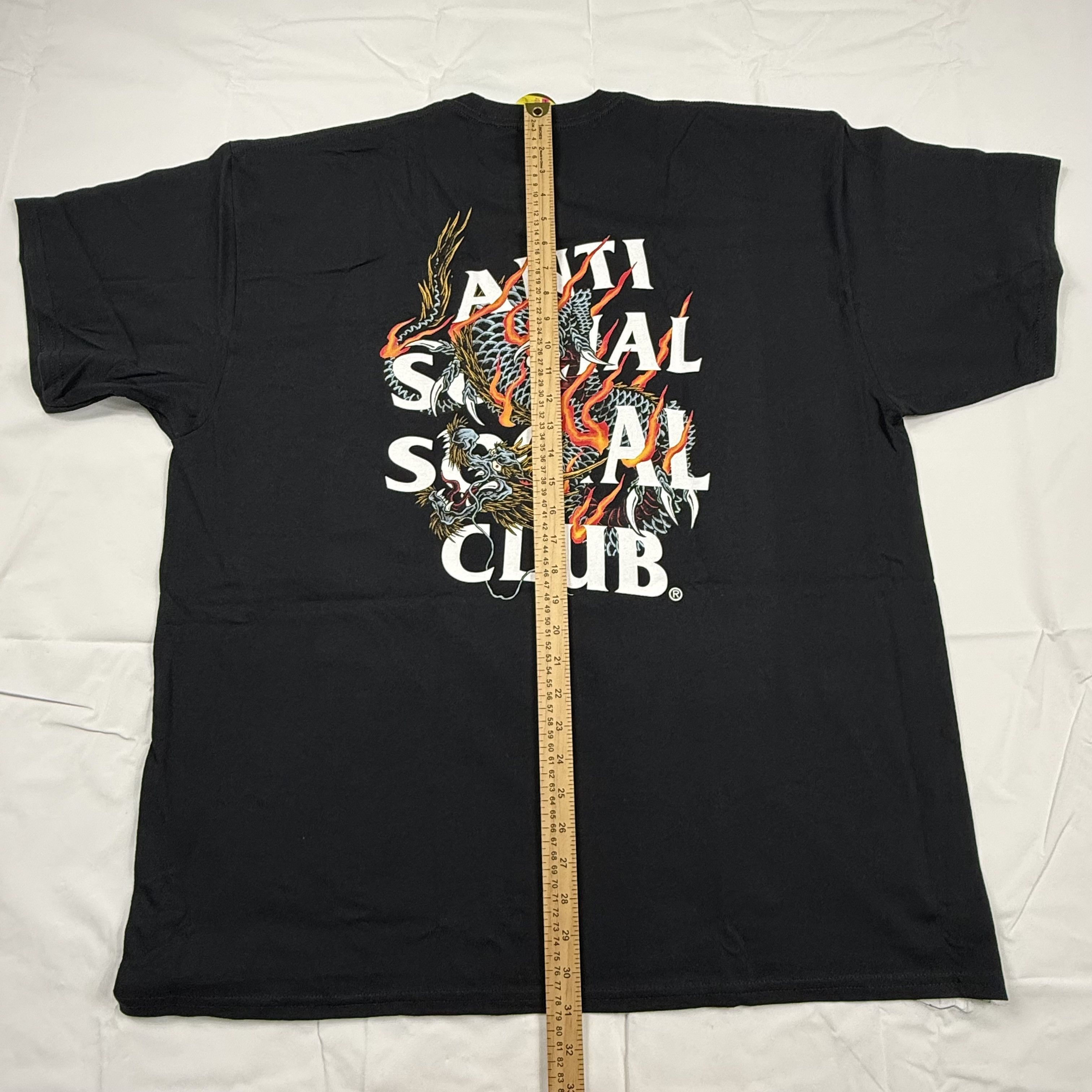 Anti Social Social Club Anti Social Social Club Chinese Dragon Tee Black Size US XXL / EU 58 / 5 - 7 Thumbnail