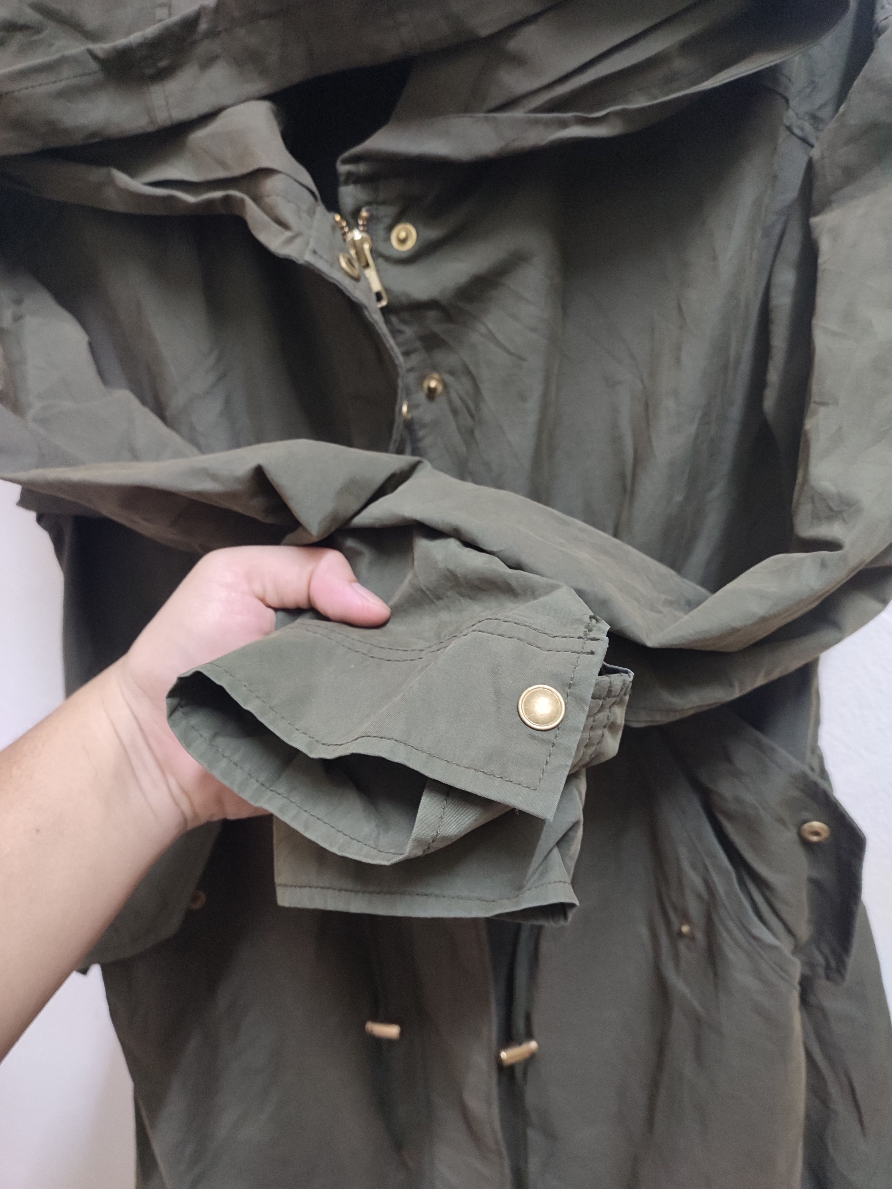 Japanese Brand Japanese Brand Hushush Green Hooded Jacket Size US M / EU 48-50 / 2 - 13 Thumbnail
