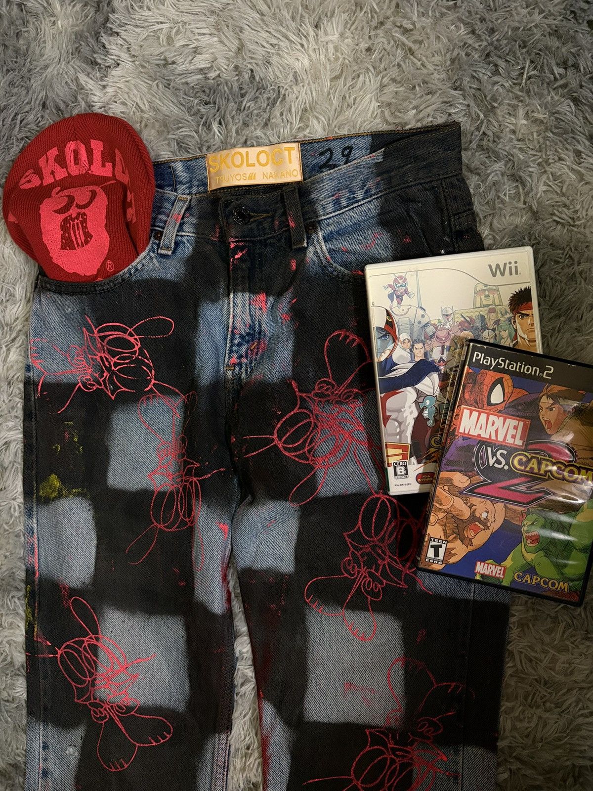 Skoloct 1/1 Skoloct painted denim Size US 29 - 2 Thumbnail