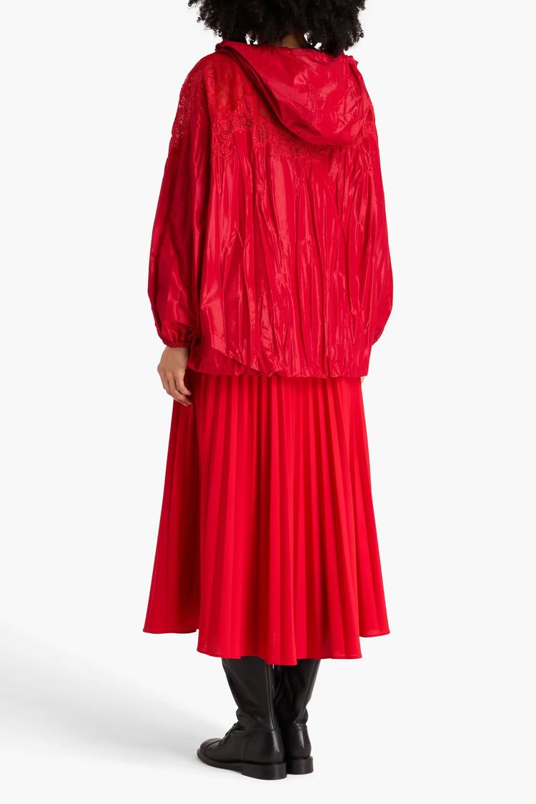 Valentino o1y0226 Windbreaker Jacket in Red Size S / US 4 / IT 40 - 3 Thumbnail