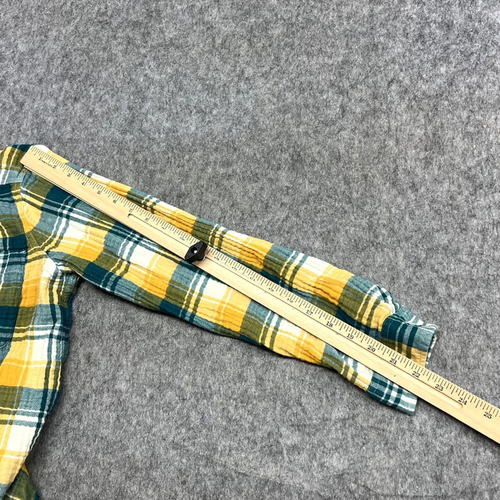 Eddie Bauer Eddie Bauer Shirt Womens M Yellow Plaid Button Long Sleeve Top Casual Outdoor Size M / US 6-8 / IT 42-44 - 7 Thumbnail