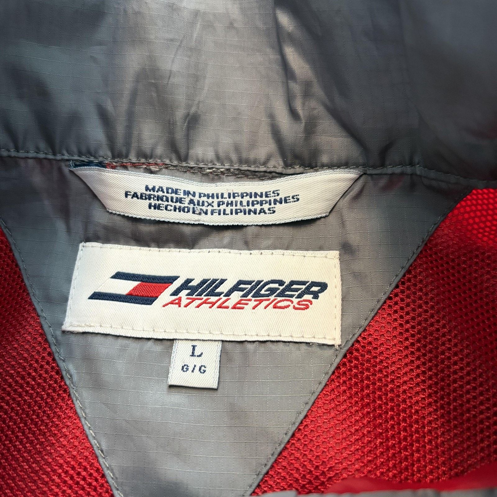 Tommy Hilfiger Tommy Hilfiger Jacket L Athletics 1/2 Zip Windbreaker Anorak Size US L / EU 52-54 / 3 - 7 Thumbnail