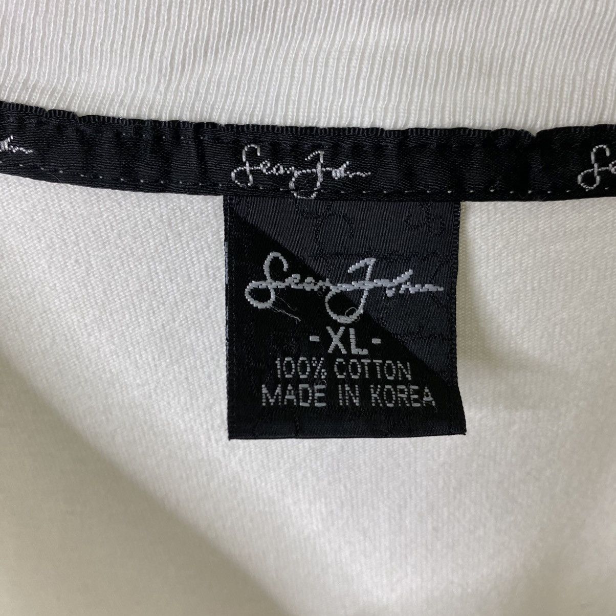 Sean John Vintage Y2K Sean John Burberry Nova Check Style Spell Out T Size US XL / EU 56 / 4 - 4 Thumbnail