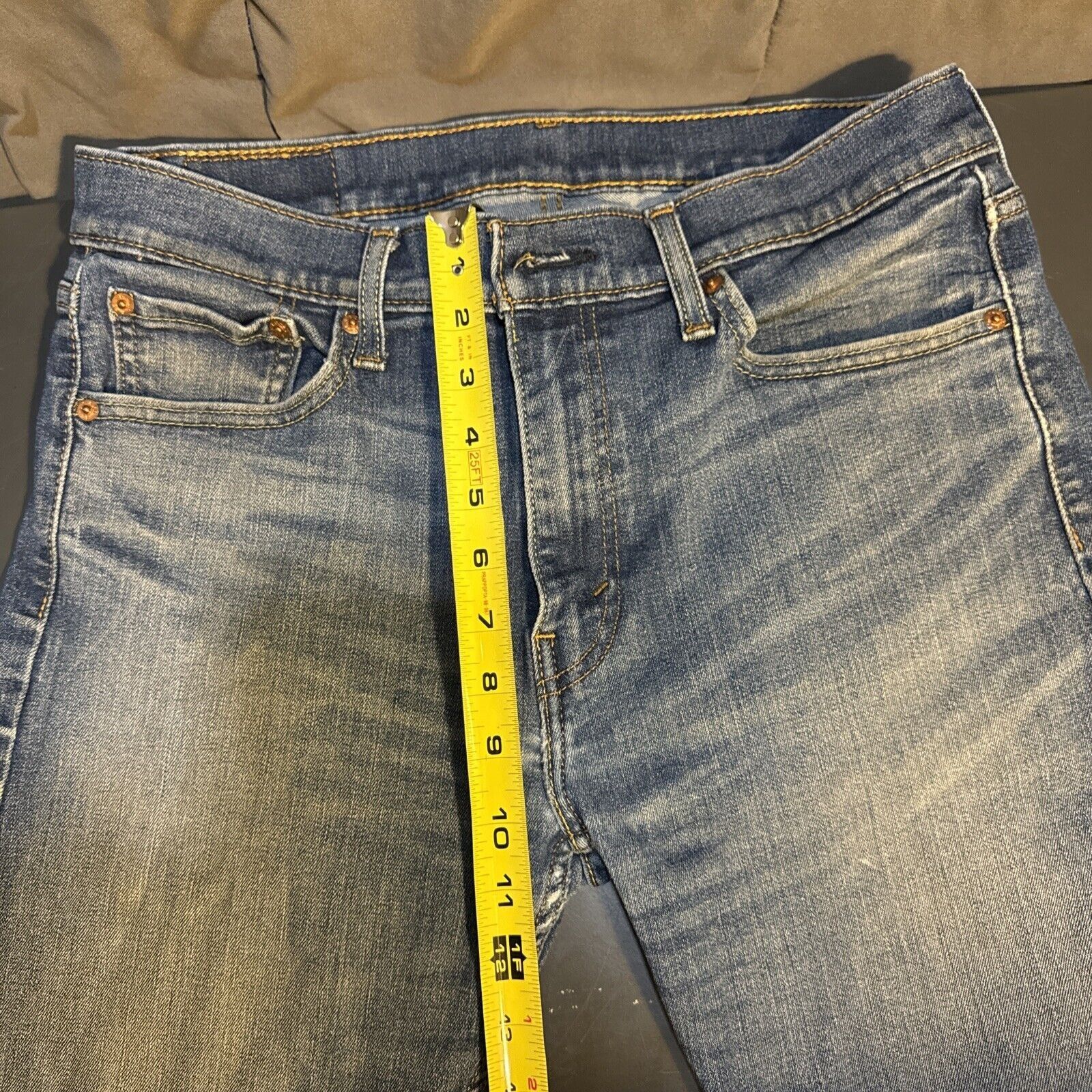 Levi's Levi's 513 Men's Jeans Size 33x30 Slim Fit Straight Leg Stre Size US 33 - 10 Thumbnail