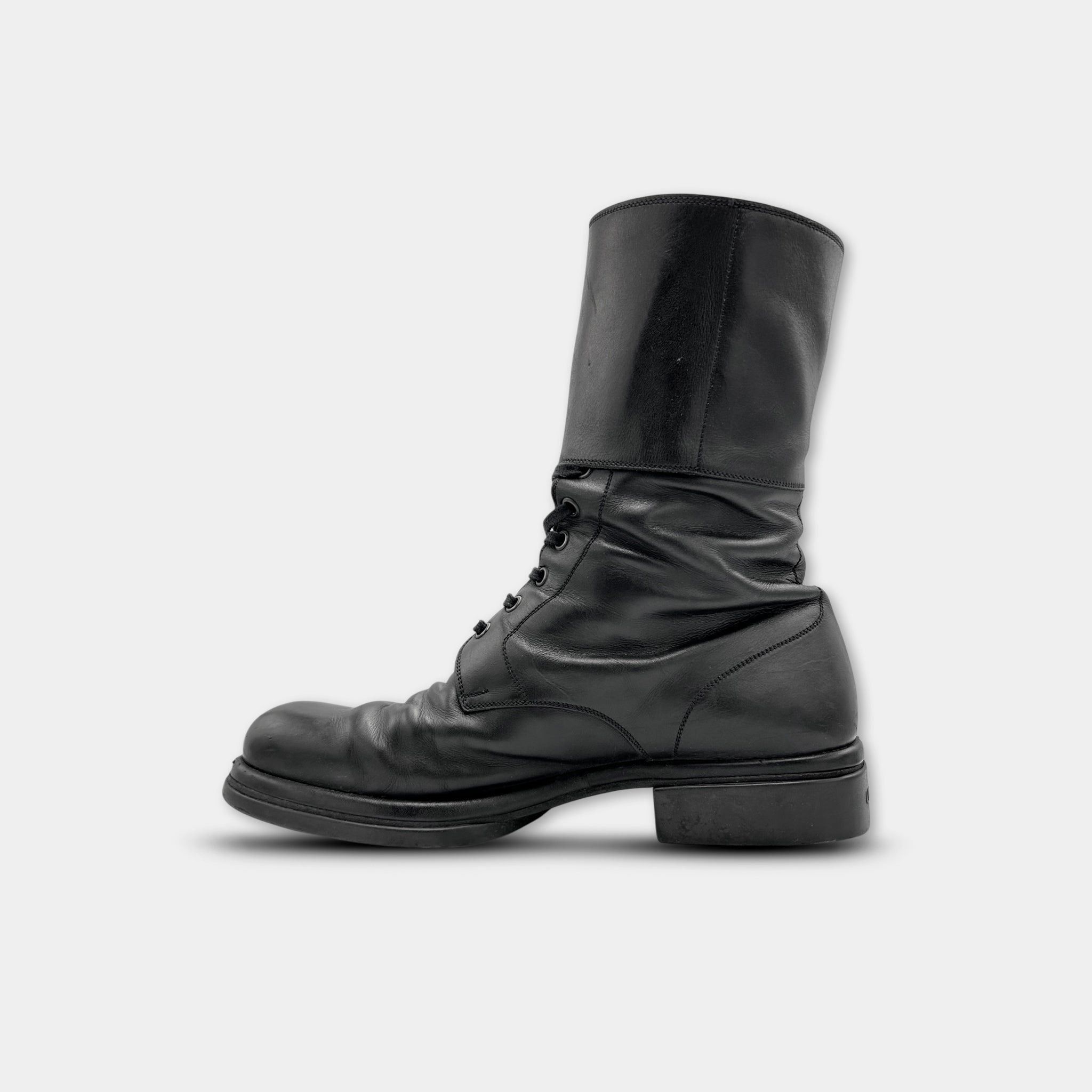 Y-3 Louis Vuitton 2011 Double Buckle Combat Boots Size ONE SIZE - 4 Thumbnail
