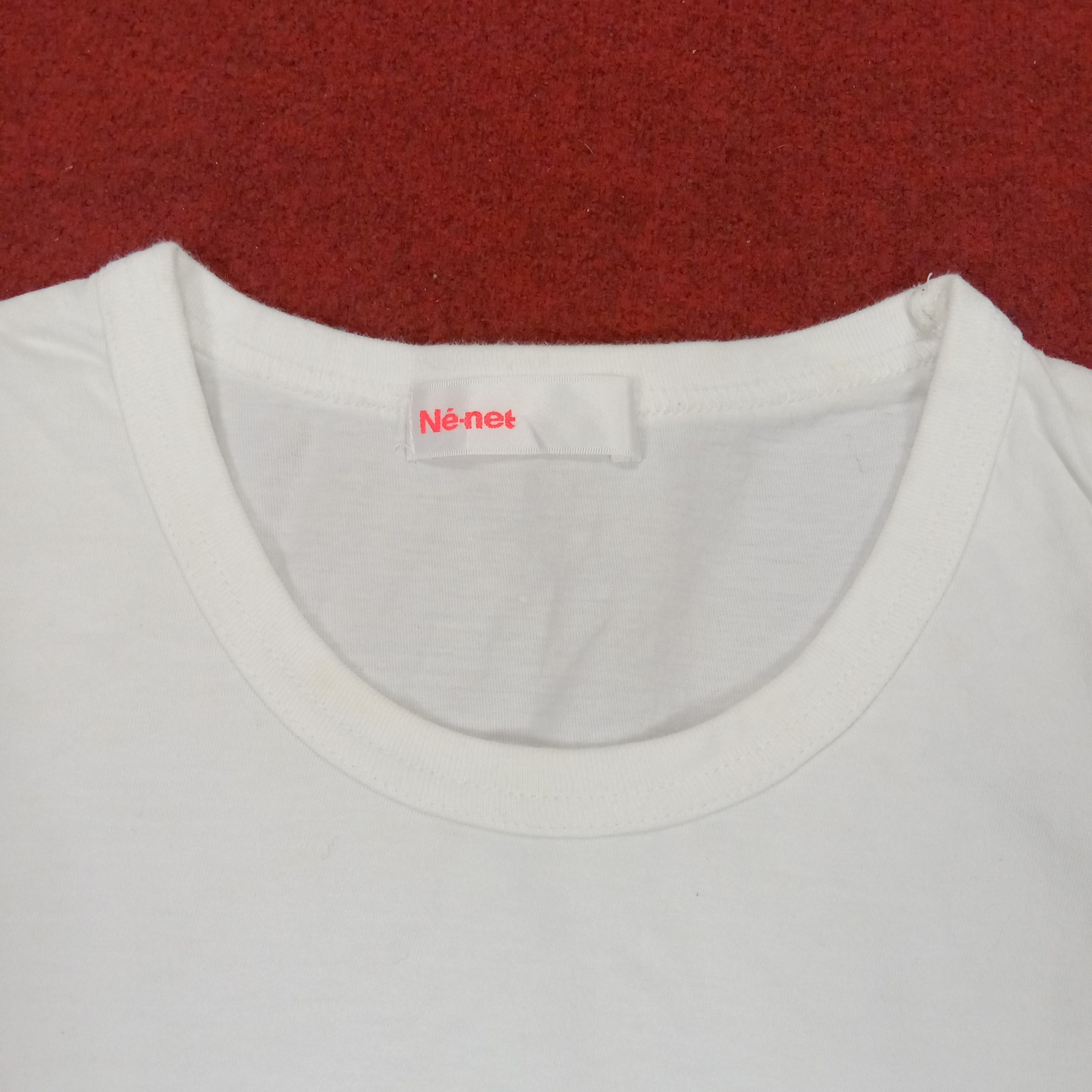 Issey Miyake × Ne-Net × Vintage Ne-Net Tshirt Japanese Designer Brand Streetwear Size XS / US 0-2 / IT 36-38 - 4 Thumbnail