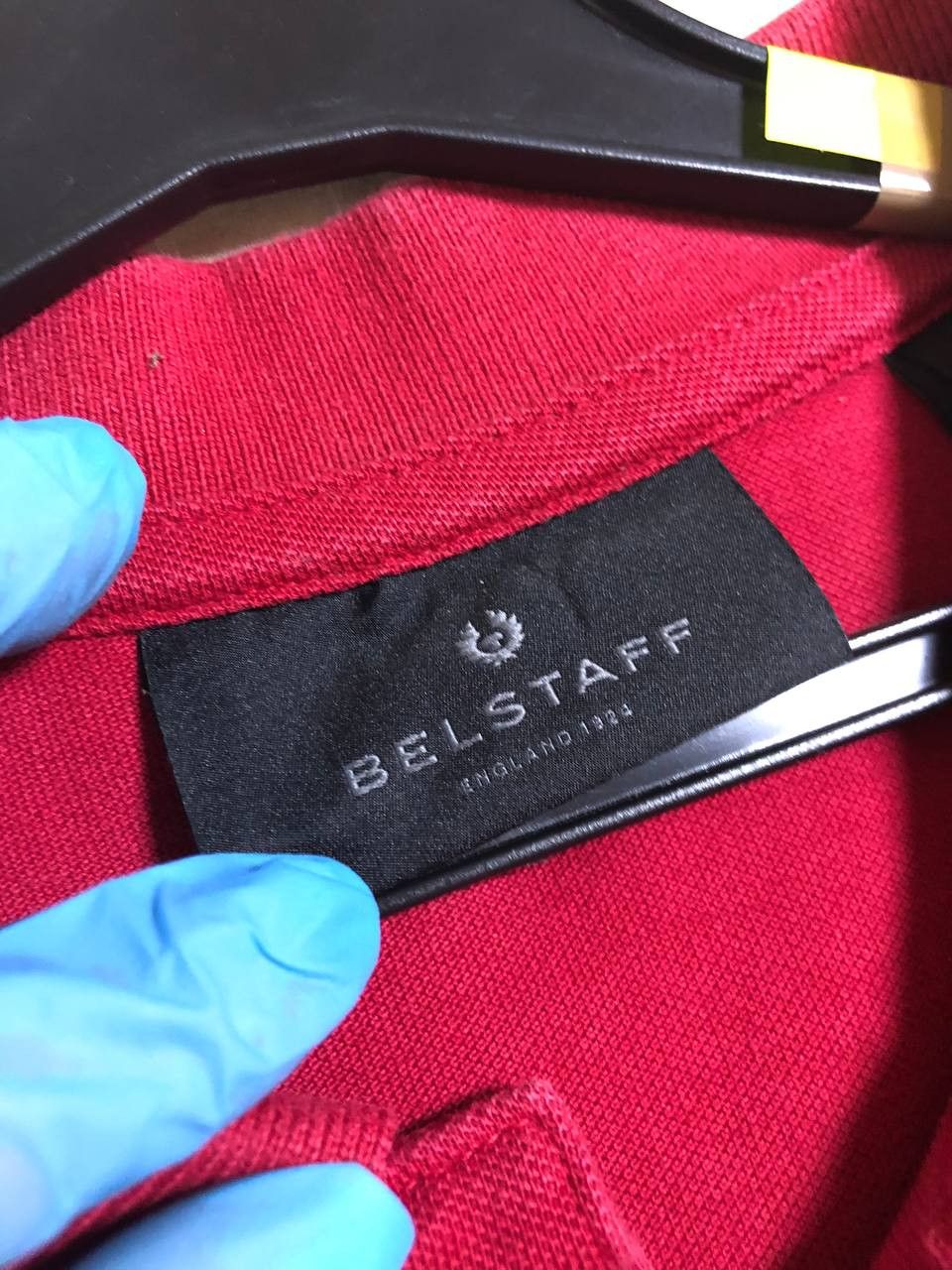 Belstaff Streetwear Polo Belstaff red logo T-Shirt Y2K Vintage Size US M / EU 48-50 / 2 - 5 Thumbnail