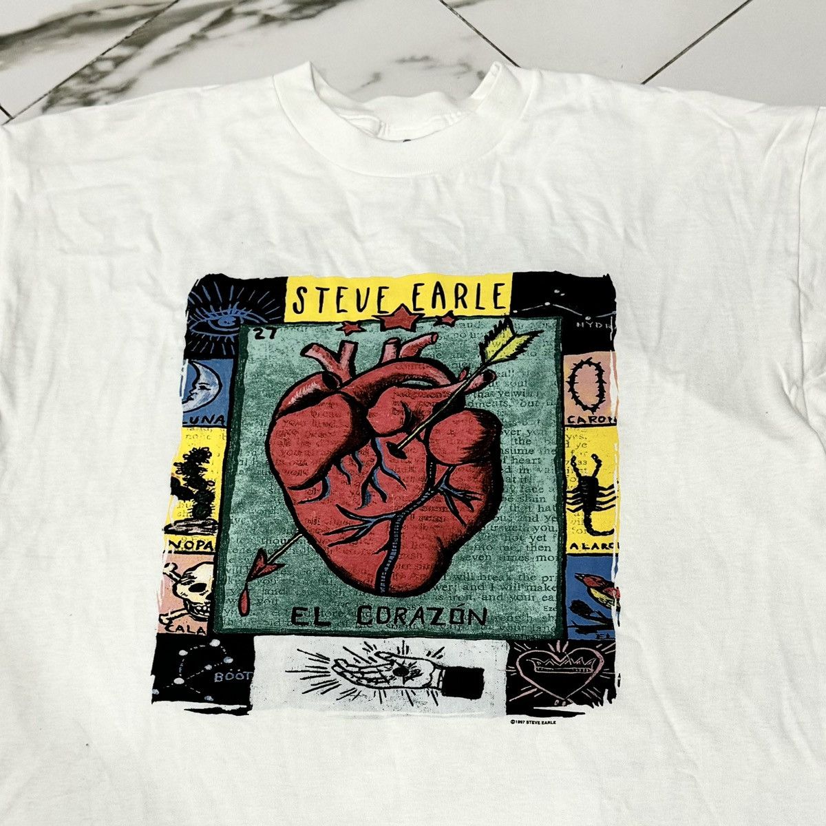 Band Tees × Vintage VINTAGE 1997 STEVE EARLE BAND TEE! Size US XL / EU 56 / 4 - 3 Thumbnail