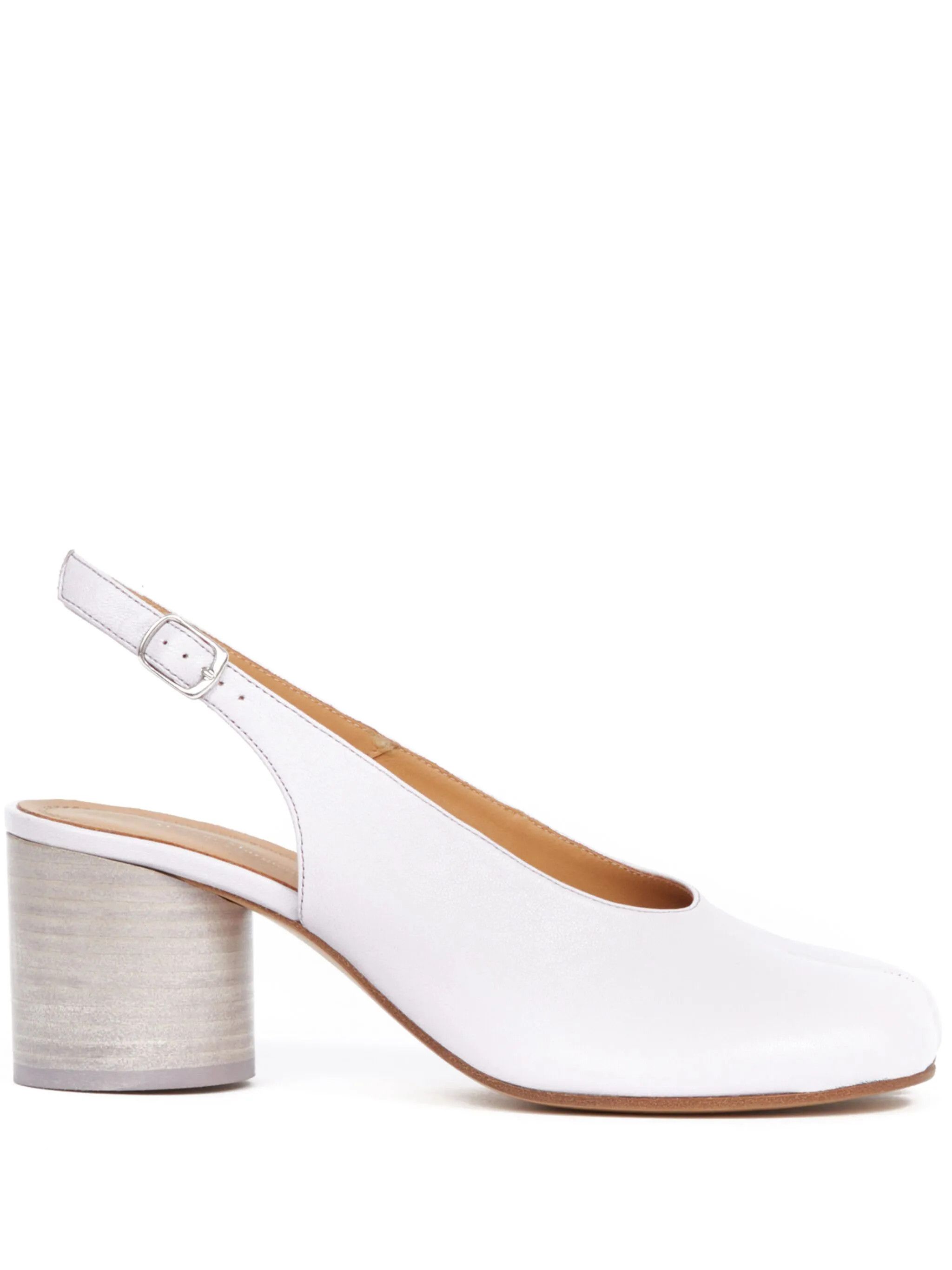 o1w1db11225 Tabi Slingback Pumps in Light Purple