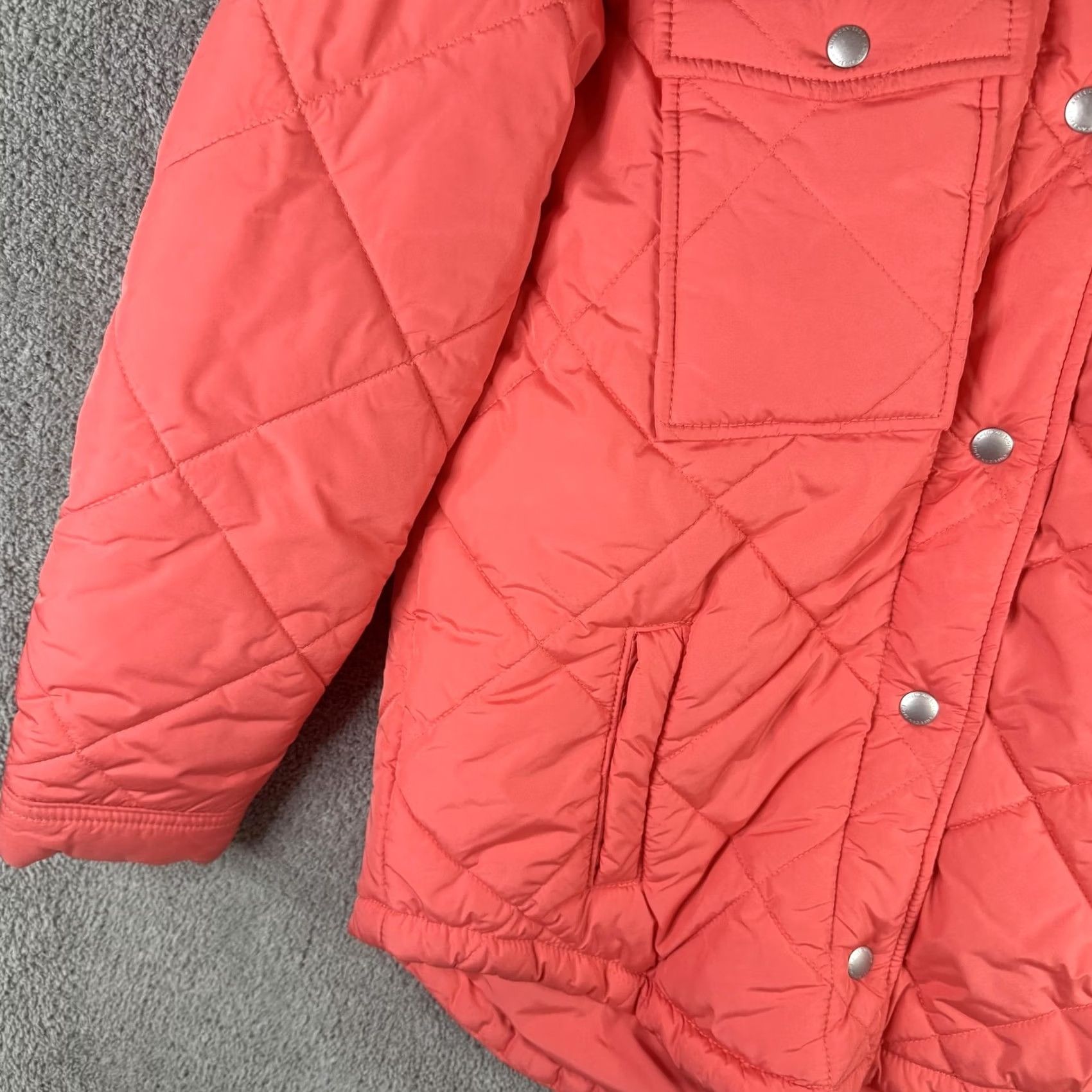 Vintage VINTAGE American Eagle Jacket Womens Small Pink Quilted Snap Front Pockets Puffer Lined Size S / US 4 / IT 40 - 2 Thumbnail