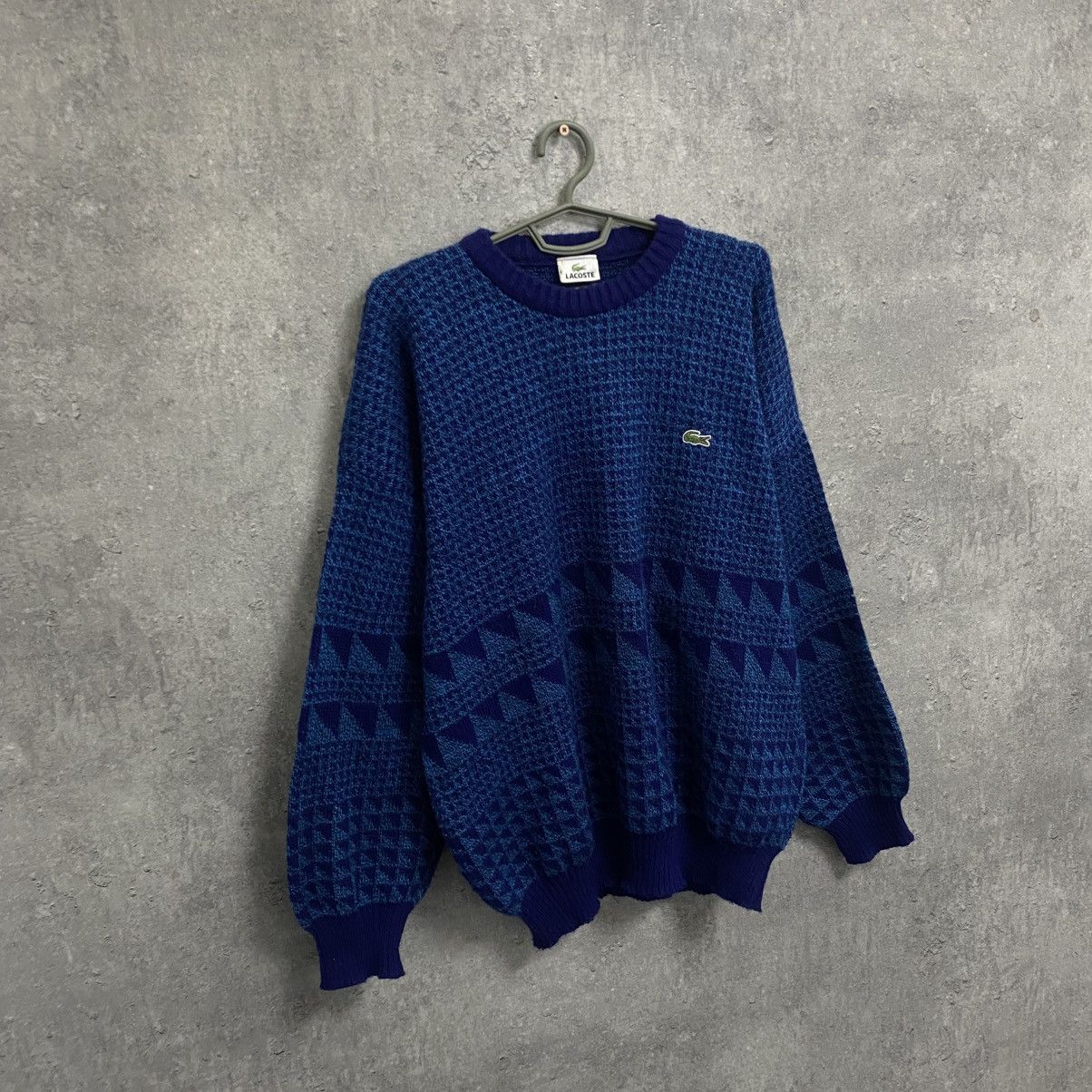 Lacoste Vintage Lacoste Sweater Wool Knit 90s Size US L / EU 52-54 / 3 - 3 Thumbnail