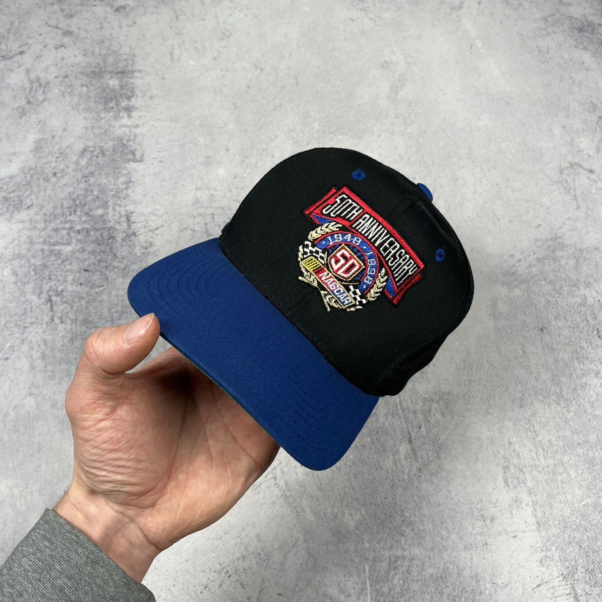 NASCAR Vintage Nascar 50th anniversary Racing cap 1998 Size ONE SIZE - 2 Thumbnail