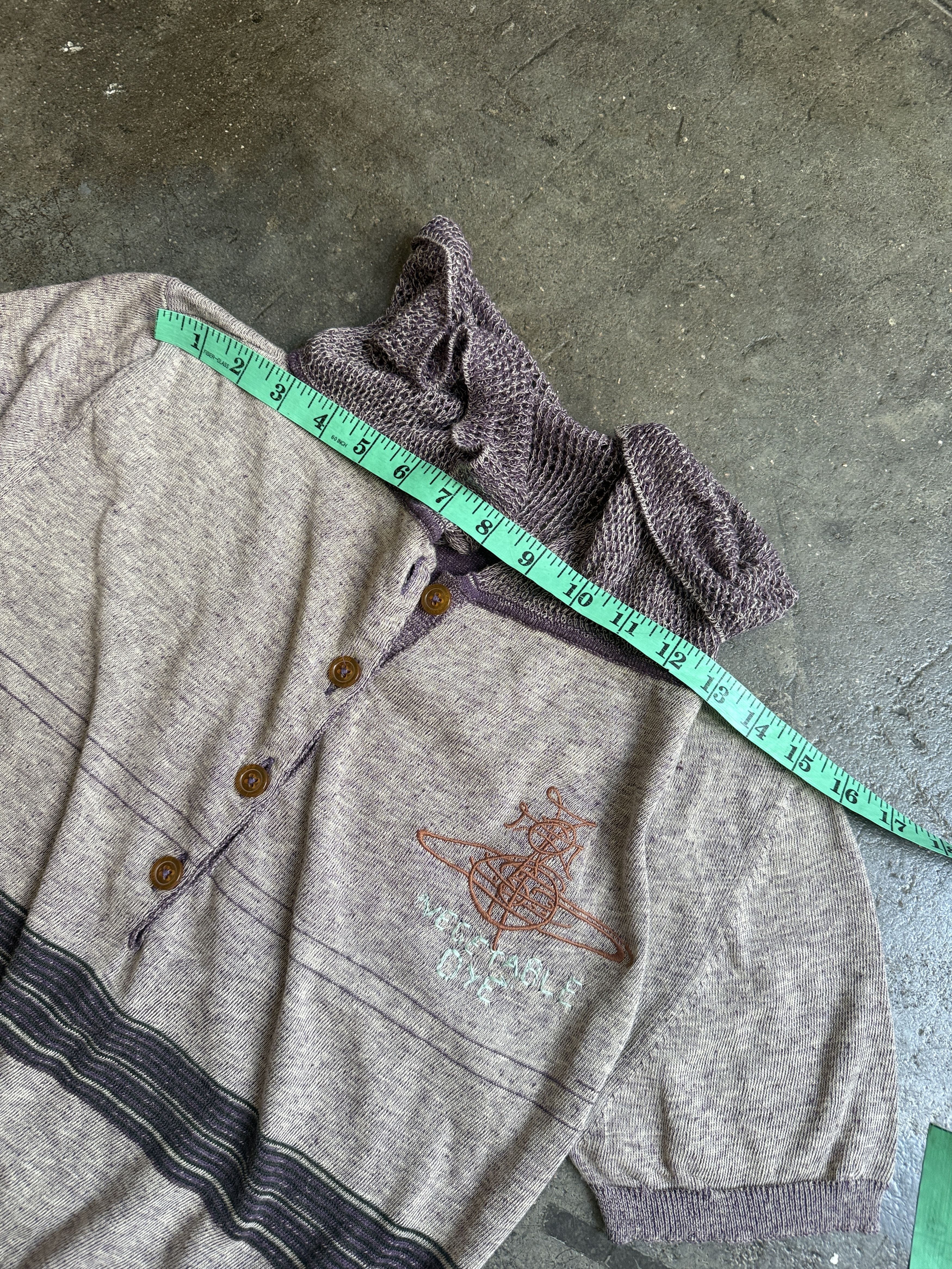 Vivienne Westwood New 2014 Gold Label Purple Knitted Silk Yarn Polo Size M / US 6-8 / IT 42-44 - 16 Thumbnail