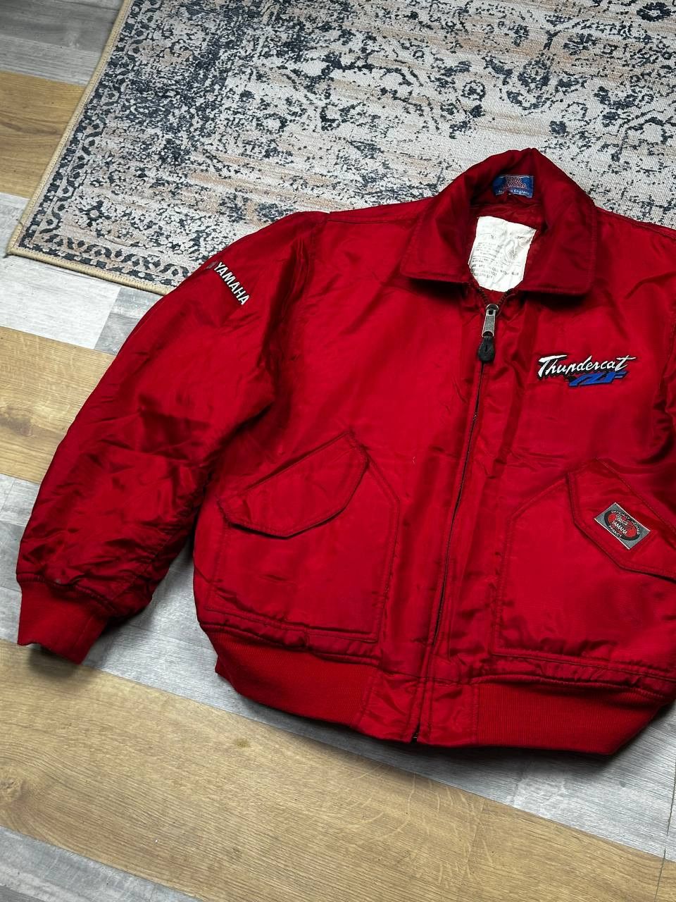Vintage Vintage YAMAHA RACING TEAM Jacket Bomber Size US XL / EU 56 / 4 - 2 Thumbnail