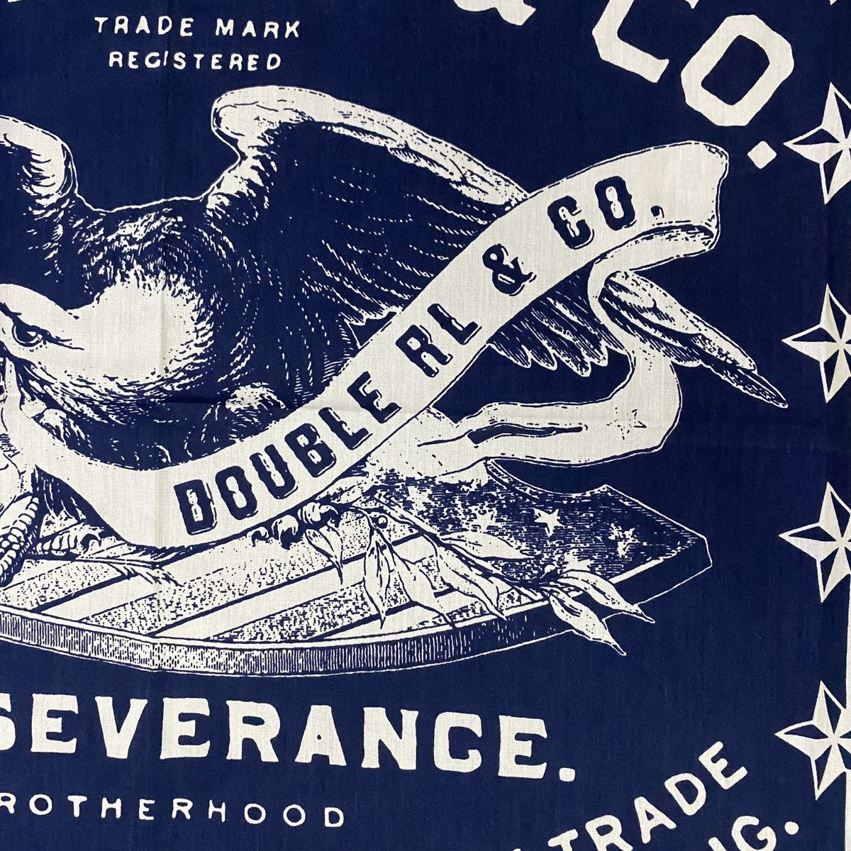 RRL Ralph Lauren ‼️LAST DROP‼️ RRL Bandana True Indigo Blue Size ONE SIZE - 6 Thumbnail