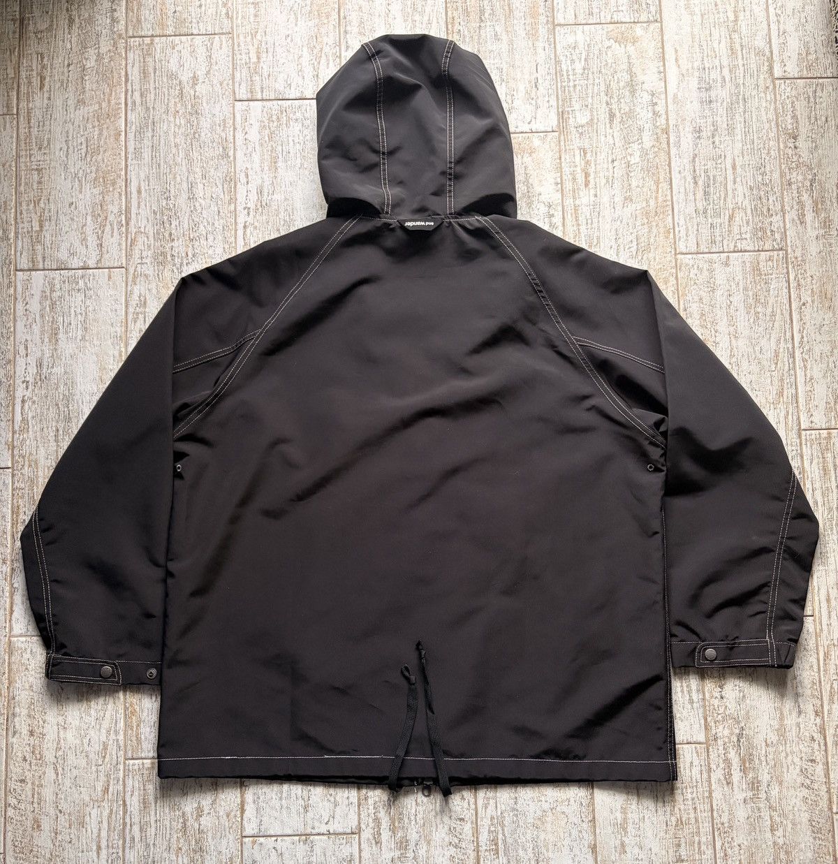 And Wander And Wander Black Windbreaker Size L Made in Japan Gorpcore Size US L / EU 52-54 / 3 - 10 Thumbnail